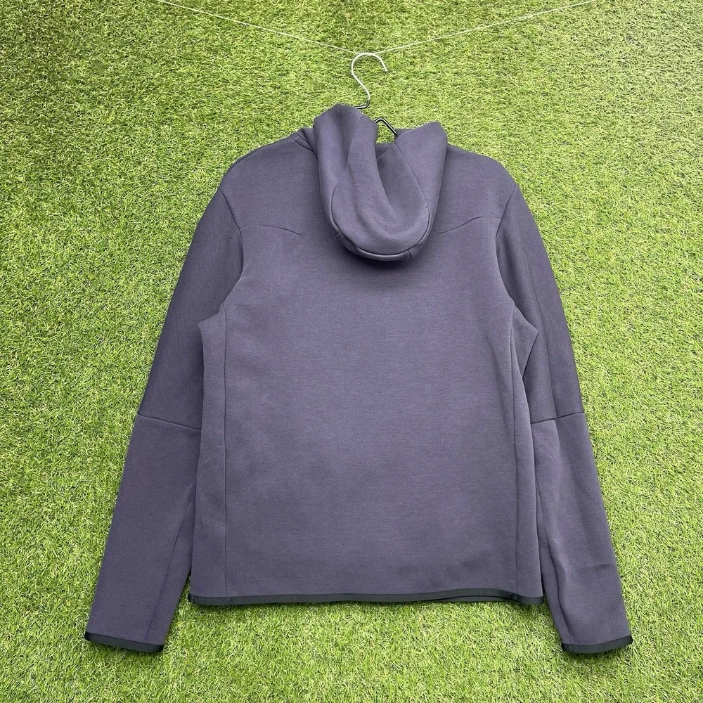 Nike Tech Fleece Hoodie Mens Medium Pullover Hoodie Cave Purple Shoulder Zip